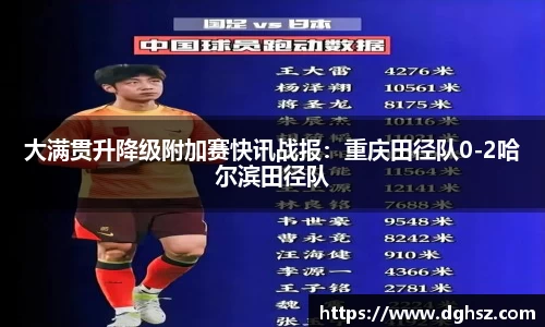 大满贯升降级附加赛快讯战报：重庆田径队0-2哈尔滨田径队